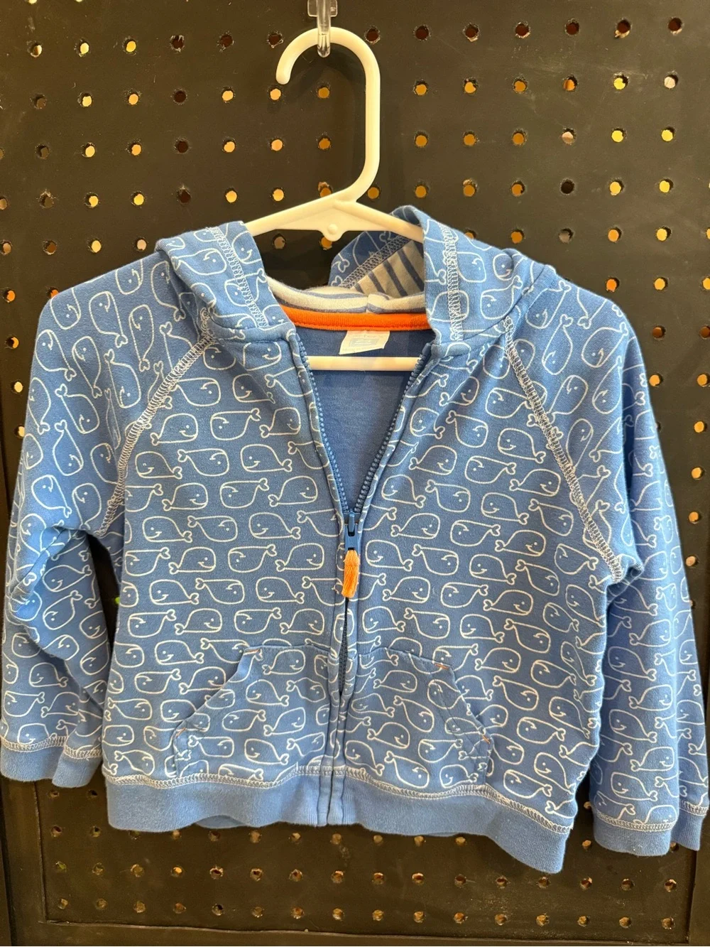 Carter's Blue Whale Zip-Up Hoodie